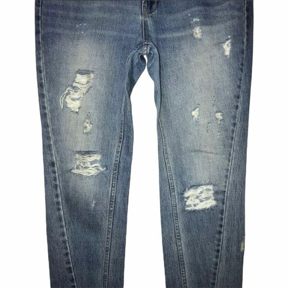 BDG Slim Boyfriend Distressed Light Jeans 27 27 - Picture 4 of 9